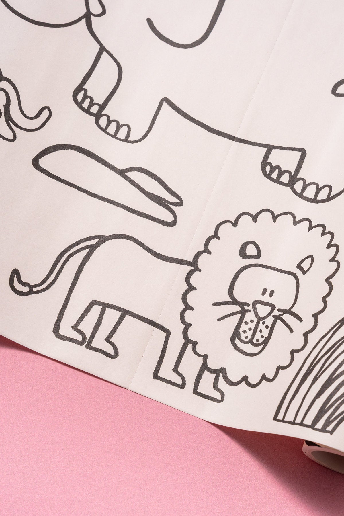 PUQUU Stick and Draw Roll - Animals