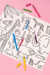 PUQUU Stick and Draw Roll - Animals