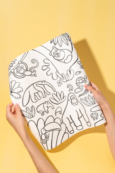 PUQUU Stick and Draw Roll - Animals