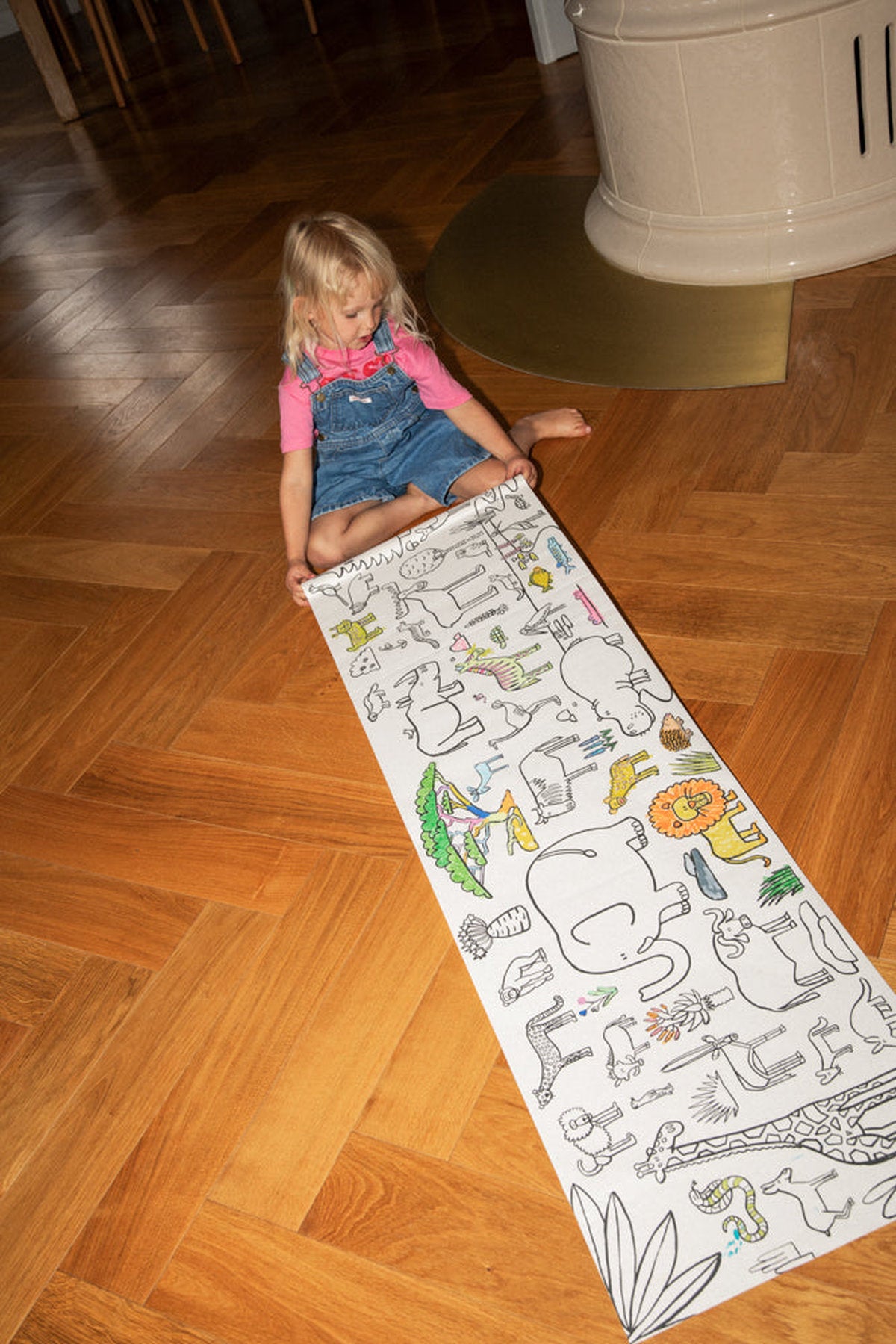 PUQUU Stick and Draw Roll - Animals