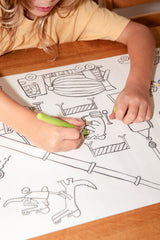 PUQUU Stick and Draw Roll - Animals