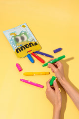 PUQUU Bath Crayons 6 χρώματα