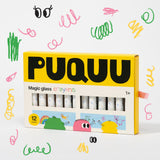 PUQUU Magic Glass Crayons 12 χρώματα (1+)