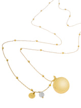 ProudMama Bola Olivia Gold Chain Αμέθυστος