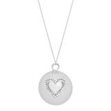 Proud Mama Lilo Heart Silver