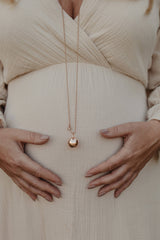 Proud Mama Bola Chloe Silver Chain Round with charm