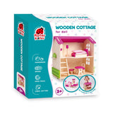 Wooden COTTAGE for doll