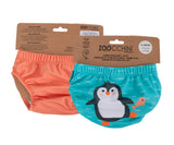 Zoocchini Μαγιώ Πάνα (2pcs Σετ) - Penguin