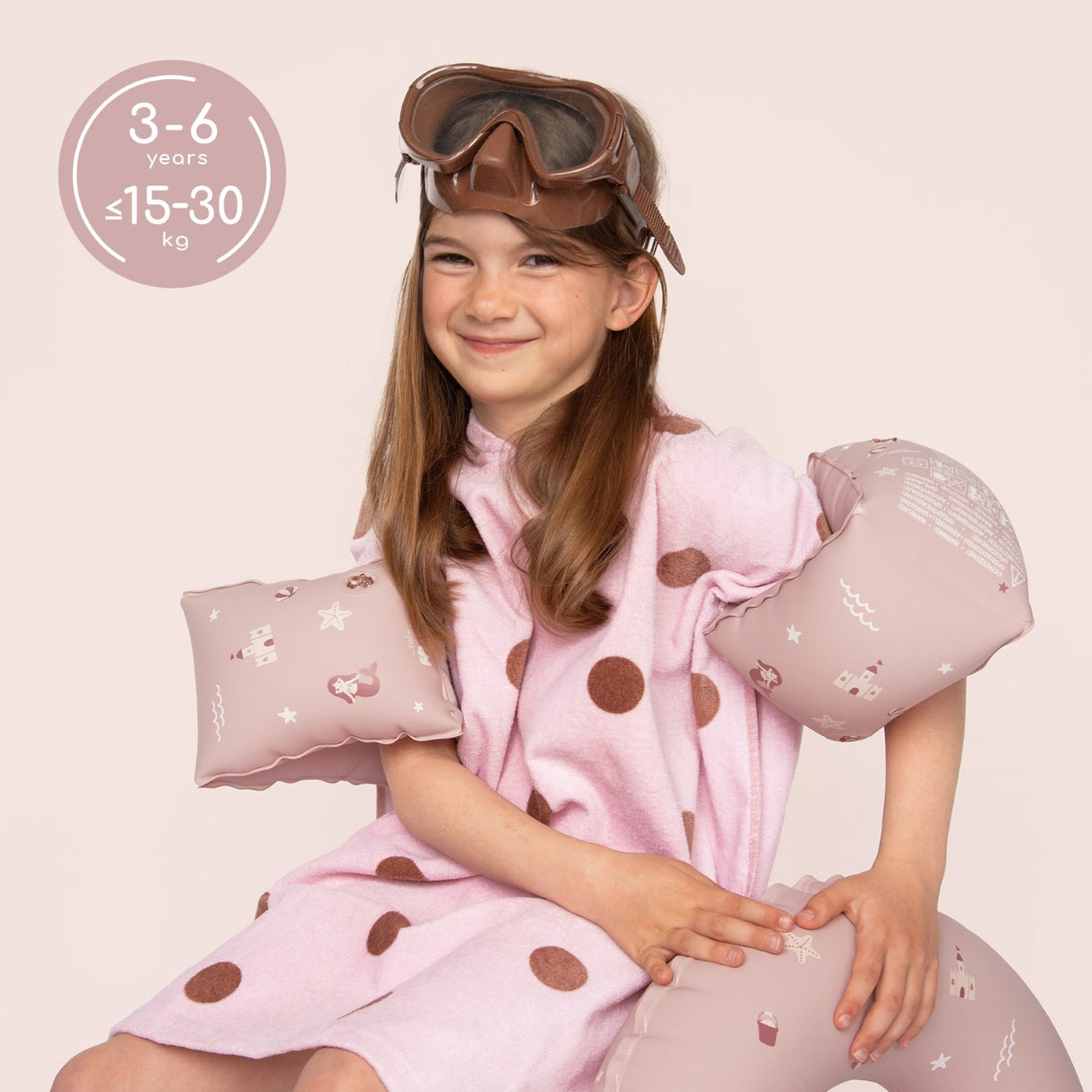 Sipo Μπρατσάκια Κολύμβησης Pink (3-6 ετών)