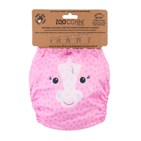 Zoocchini Πλενόμενη Πάνα Unicorn