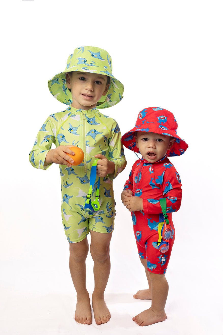 Zoocchini Cape Sunhat UPF50 Devin the Dinosaur And Friends