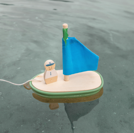 BS Toys - Ξύλινο Ιστιοφόρο