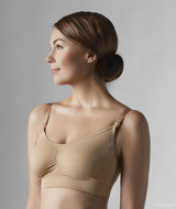 Carriwell Σουτιέν Θηλασμού χωρίς Ραφές / Seamless Nursing Bra Μπεζ