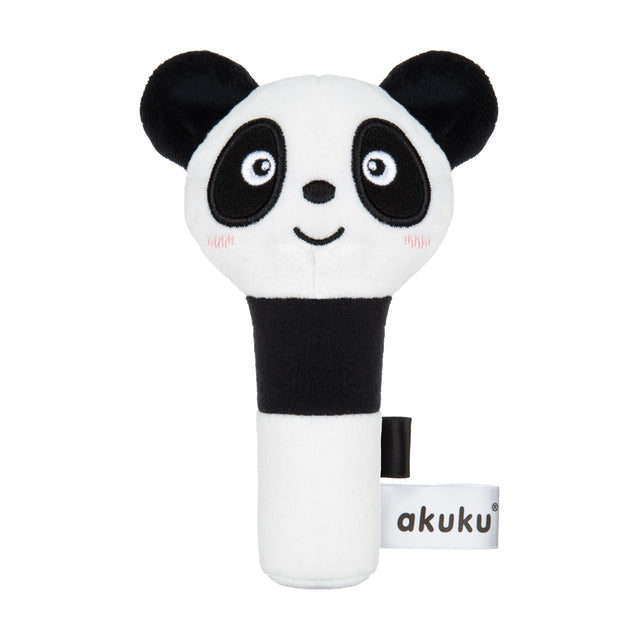 Βελούδινη Κουδουνίστρα Squeaker Panda