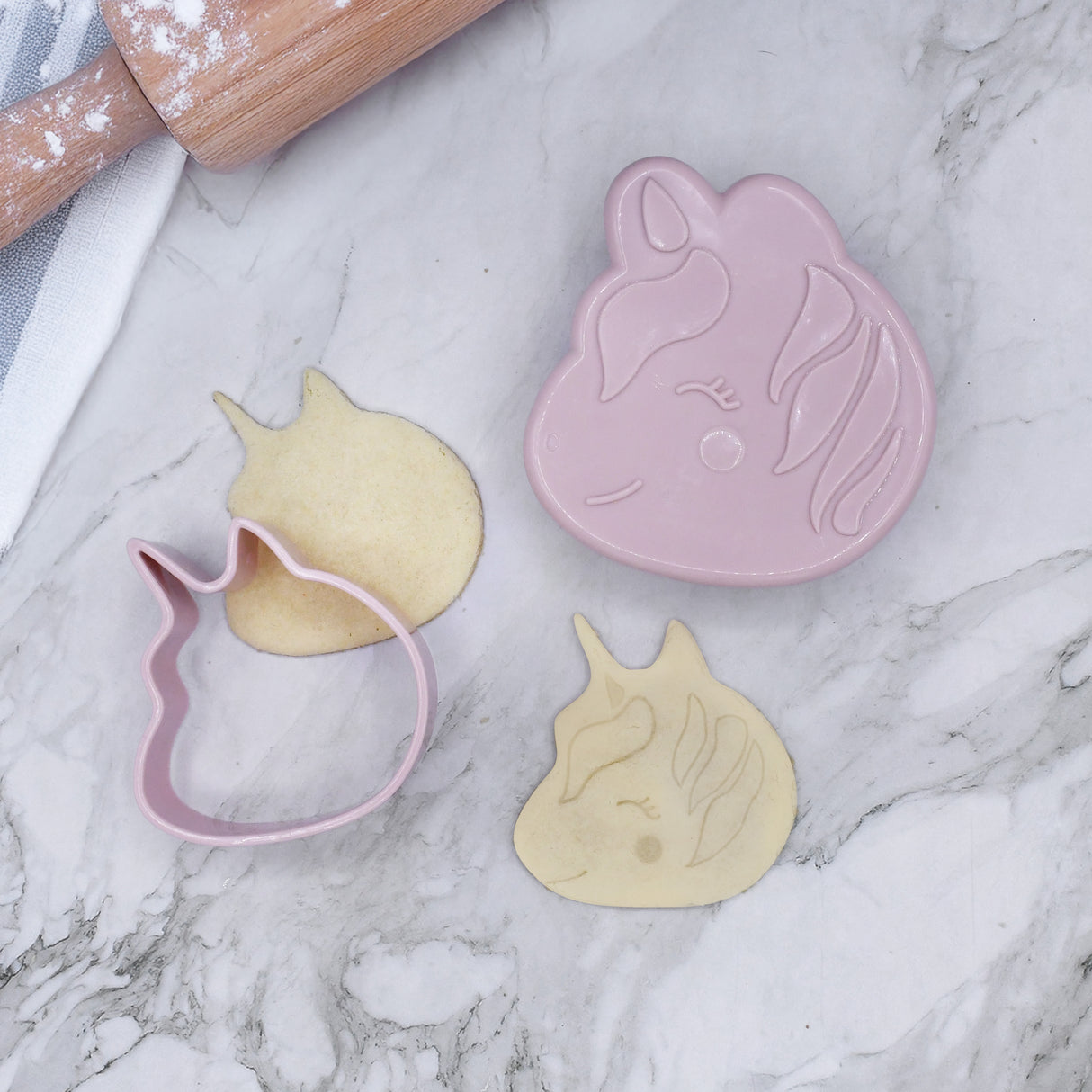 Melii - Sandwich Cutters Unicorn/Cat 6 τεμ