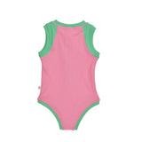 Zoocchini Ολόσωμο Μαγιώ με Στάμπα Cherry/Pink-Green