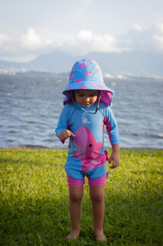 Zoocchini Surf Suit UPF50 Pink Shark