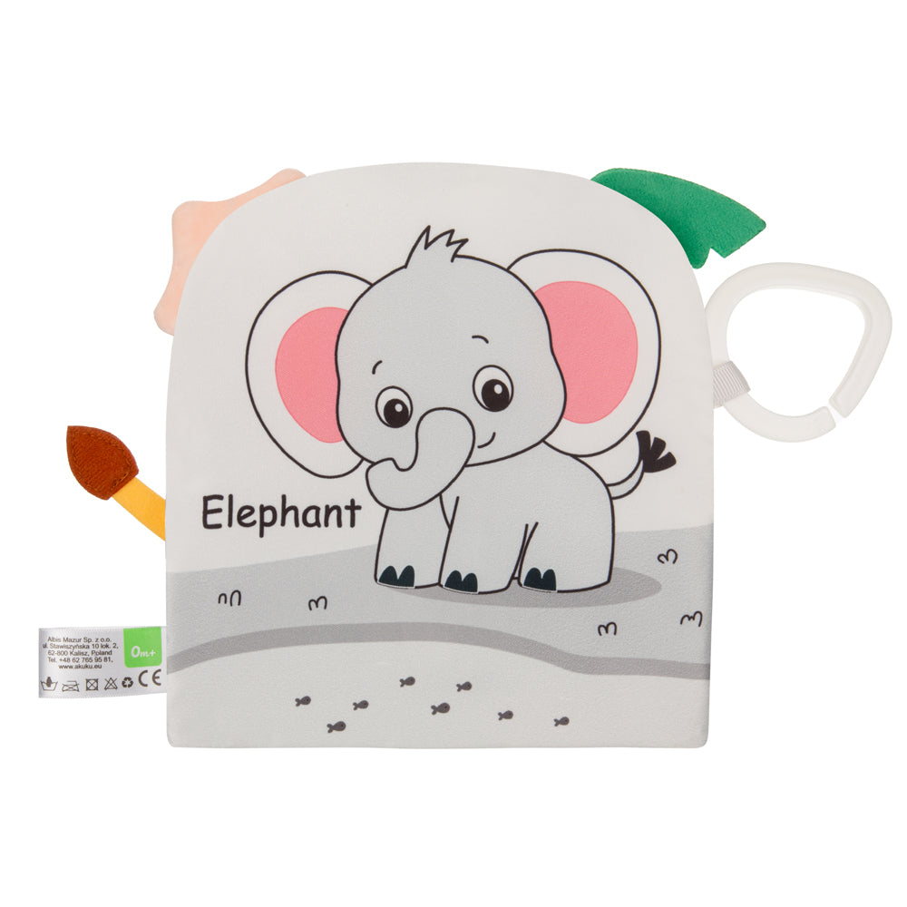 Μαλακό Αισθητηριακό Βιβλιαράκι Zoo