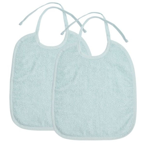 Meyco Σετ 2 Βαμβακερές Σαλιάρες Light Blue