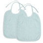 Meyco Σετ 2 Βαμβακερές Σαλιάρες Light Blue