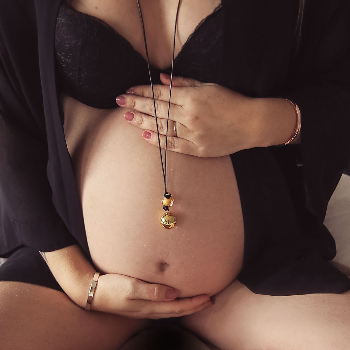 ProudMama Babybell Μενταγιόν Gold Baby