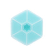 Melii – Snackle Box Hexagon Blue