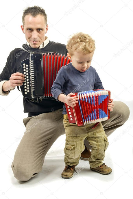 Παιδικό Ακορντεόν με 7 πλήκτρα (14 νότες) Μπλε