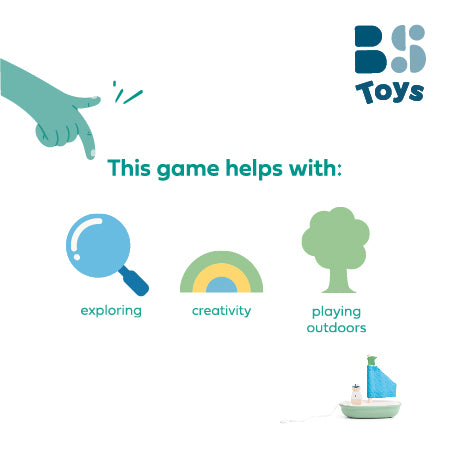 BS Toys - Ξύλινο Ιστιοφόρο