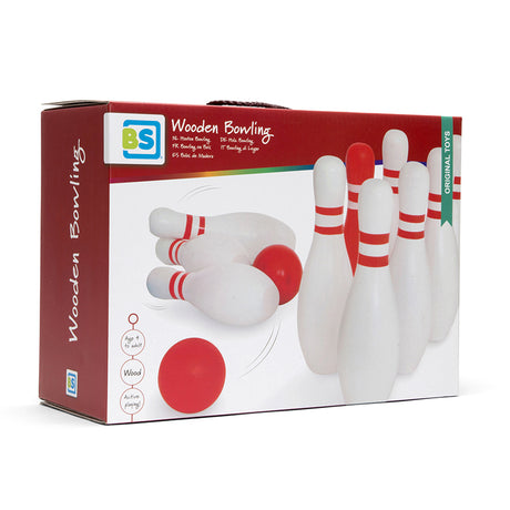 bs toys ξύλινο bowling