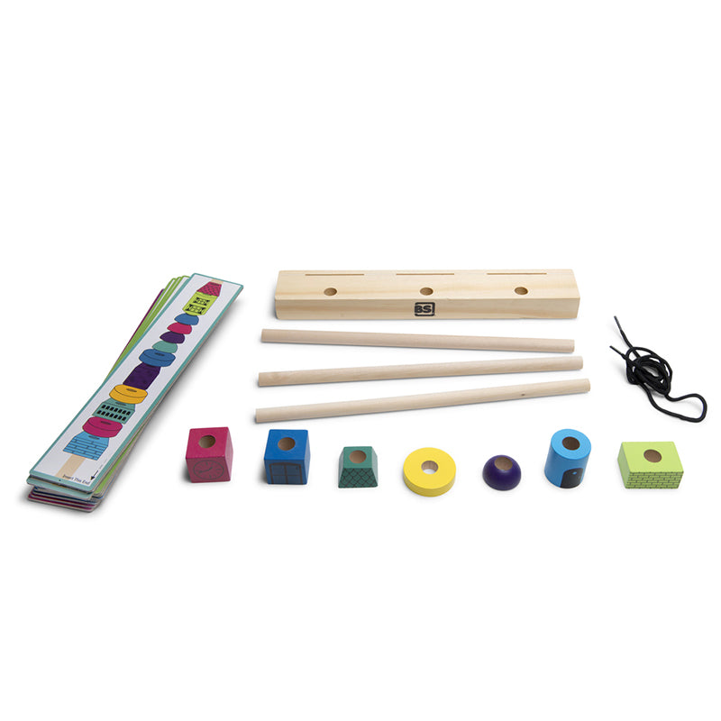 Bs Toys – Stack Towers-Στοιβαζόμενοι Πύργοι