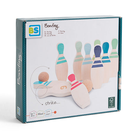 Bs Toys - Bowling Με Ξύλινες Κορίνες