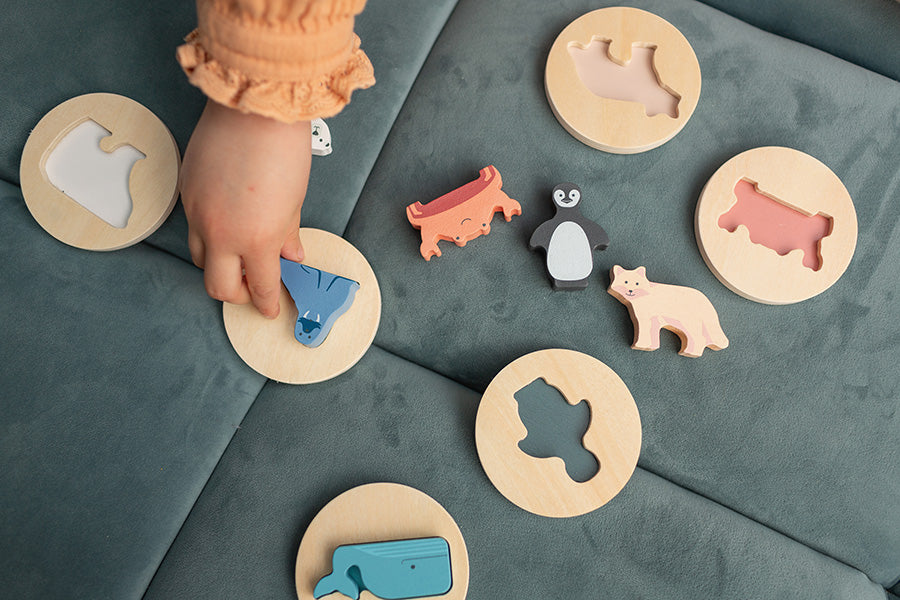 BS Toys - Puzzle Με Σφηνώματα