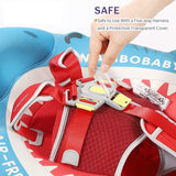 MamboBaby Βρεφικό Σωσίβιο 6-24 Μηνών με Σκίαστρο και Ζώνη 5 Σημείων Shark Jaw