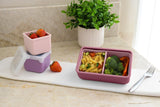 Melii – Bento Σιλικόνης 2 Θέσεων 700ml Sage/Cactus