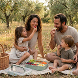 Melii - Ορθογώνιο Snackle Box με Χωρίσματα Sage (9 λίτρα)