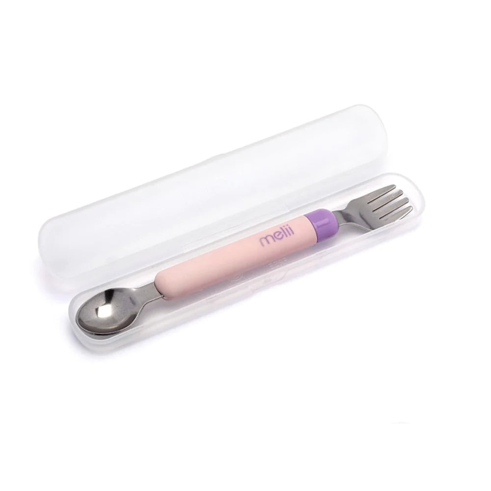 Melii - Spork On the Go Pink/Purple