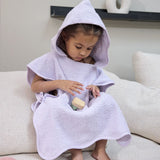 Meyco Πόντσο Μπάνιου terry Wavy - soft lavender - 1-3 years