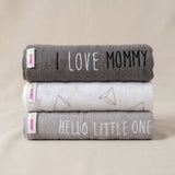 Minene Μουσελίνες Σετ των 3 (I love mommy)