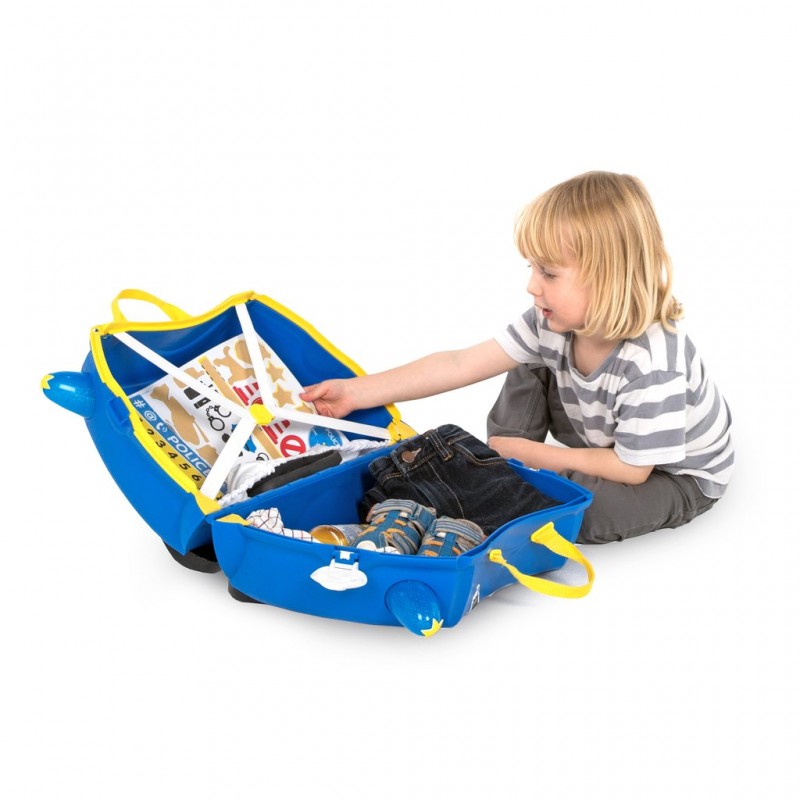 TRUNKI - PERCY THE POLICE CAR ΠΑΙΔΙΚΗ ΒΑΛΙΤΣΑ ΤΑΞΙΔΙΟΥ