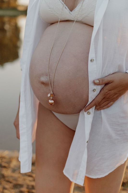 ProudMama Babybell Μενταγιόν Rose Gold