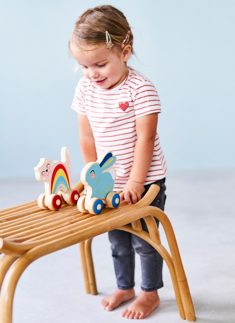 Petit Monkey – Ξύλινη Τρεχαλίτσα Κουνελάκι