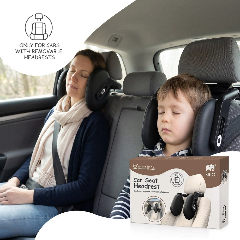 Sipo Ρυθμιζόμενο Προσκέφαλο Αυτοκινήτου με Memory Foam για Στήριξη Αυχένα