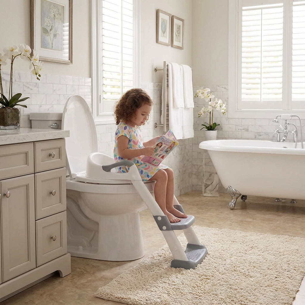 Εκπαιδευτική Σκαλιέρα Τουαλέτας - Grey