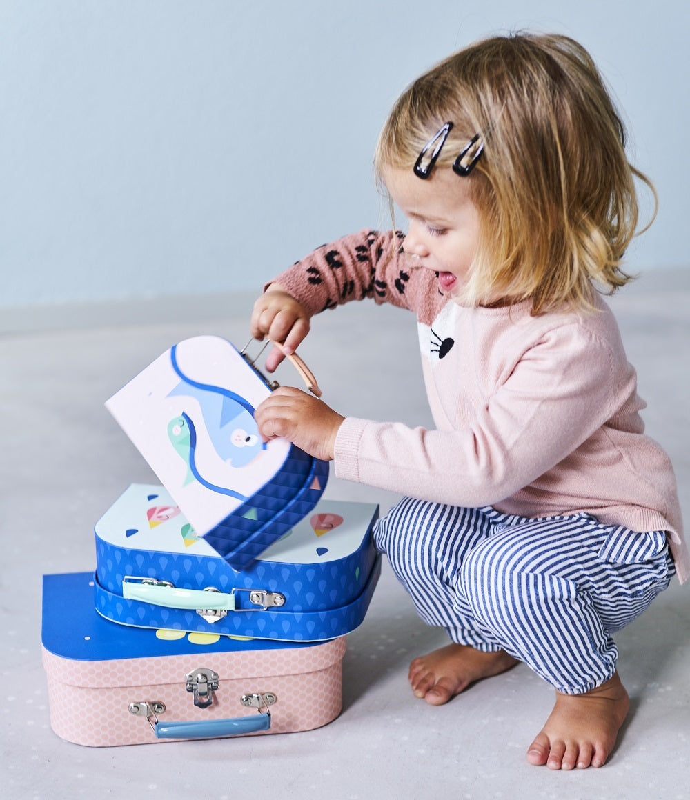 Suitcase set moon drops Glow in the Dark