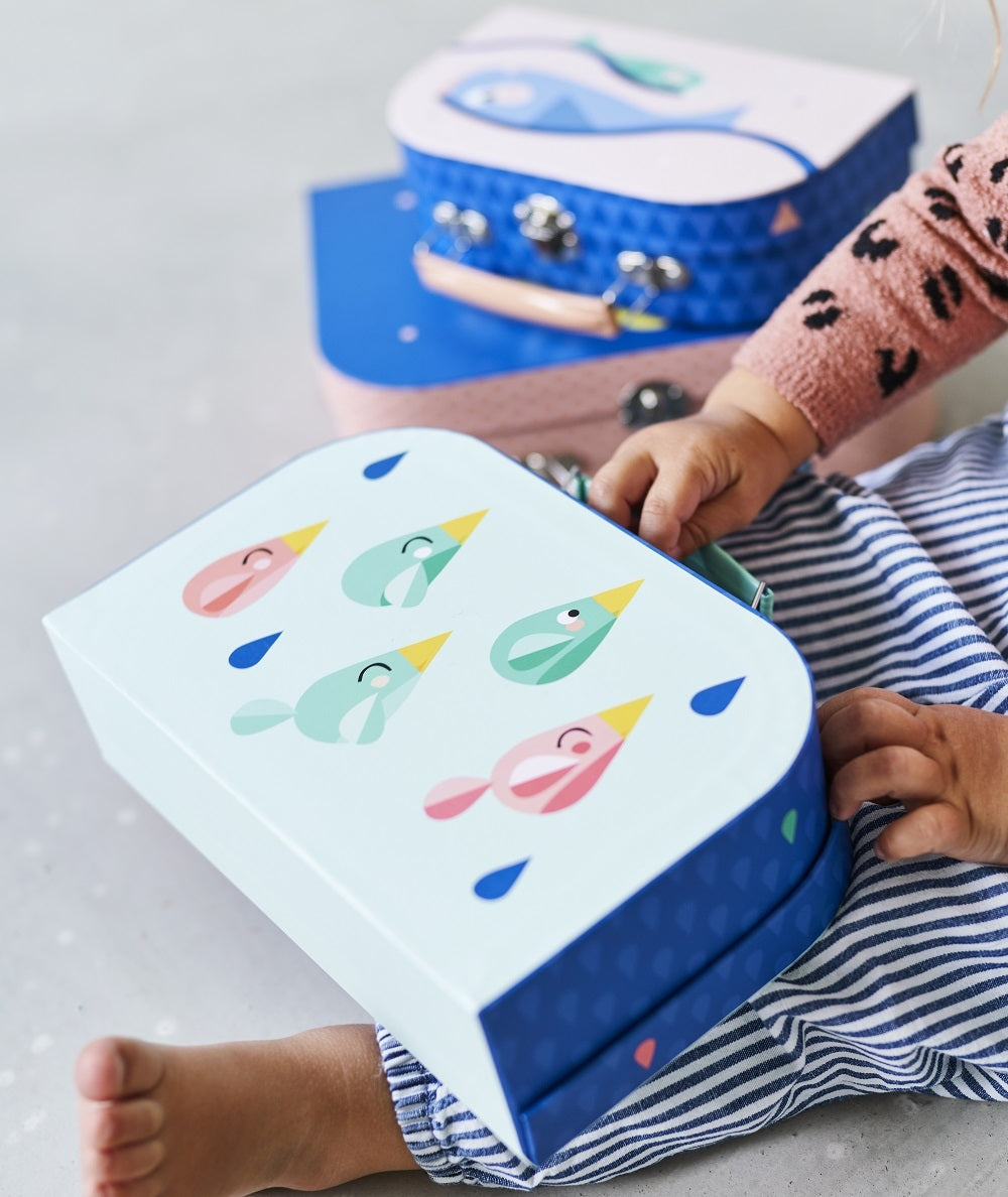 Suitcase set moon drops Glow in the Dark