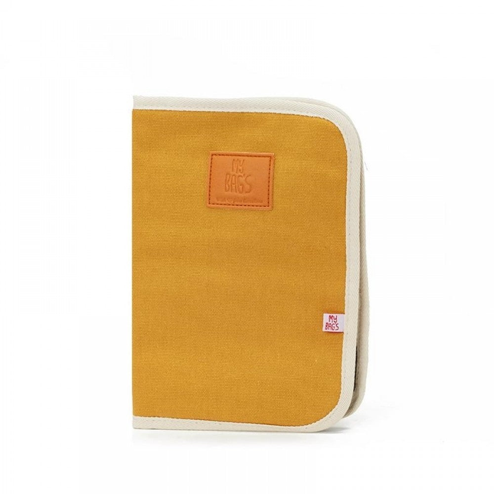 Θήκη Βιβλιαρίου Υείας Happy Ώχρα