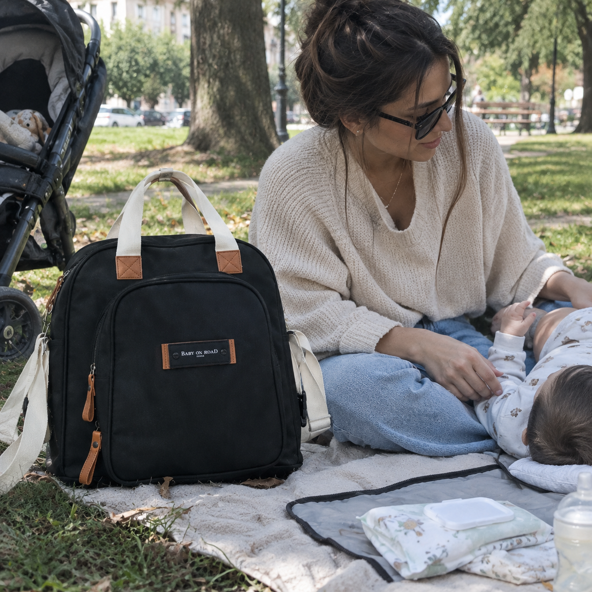 BoB Paris Backpack Square Duo Black