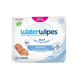 WaterWipes Άοσμα Μωρομάντηλα Sensitive+ 4πακέτα/60τμχ - 240 μαντηλάκια