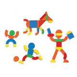 Djeco Geoform Ξύλινα μαγνητάκια σε κασετίνα 'Τάγκραμ'