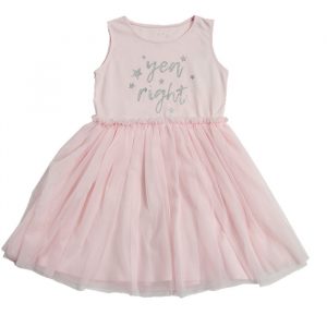 Minene Φόρεμα Ροζ Ανοιχτό με Τούλι 31